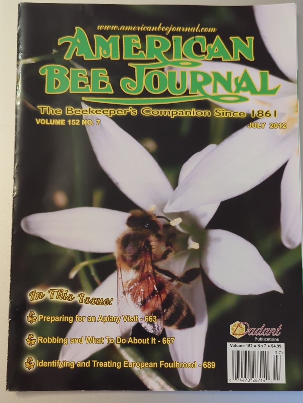 American Bee Journal Magazine (Jul 2012)